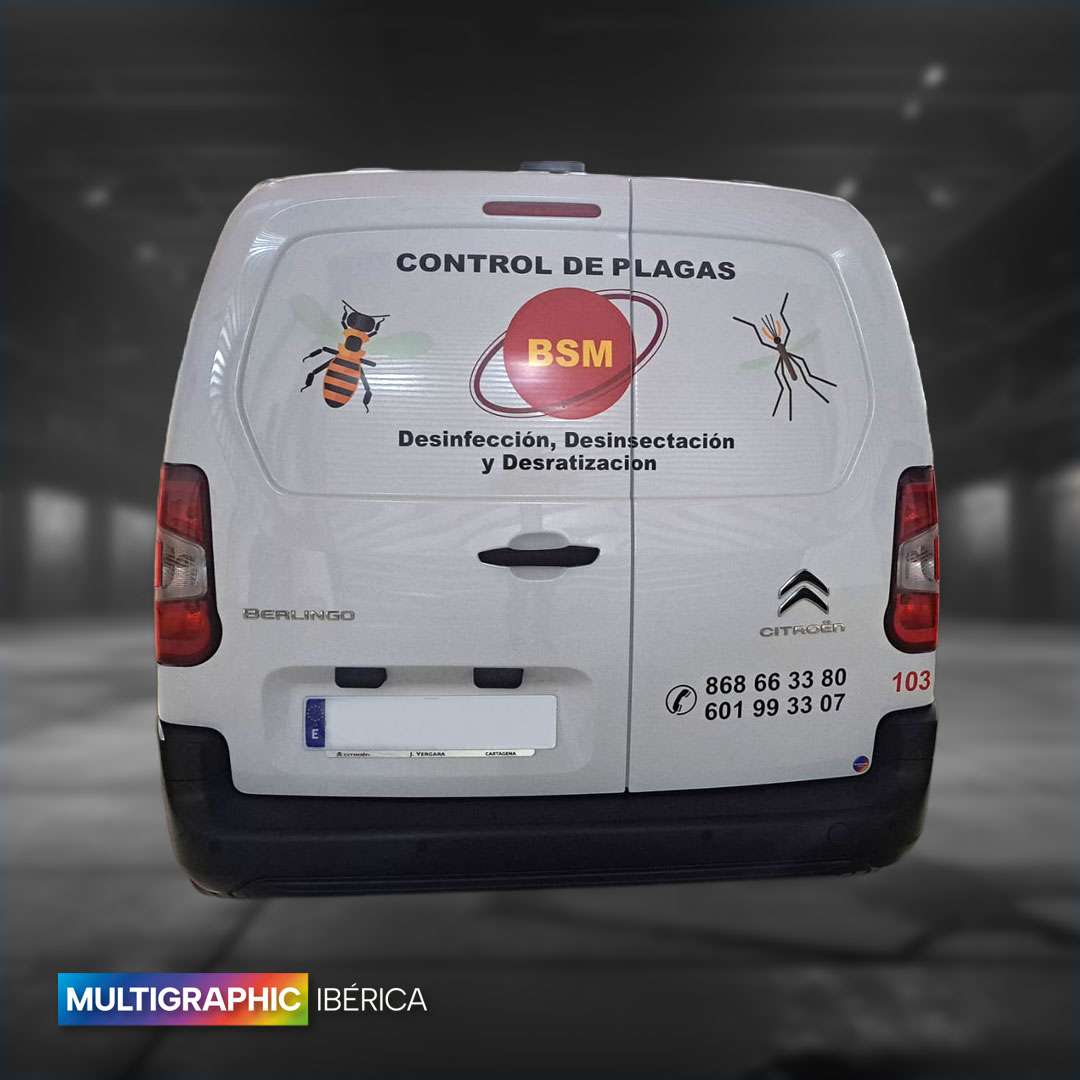 ROTULACIÓN CON VINILO IMPRESO.